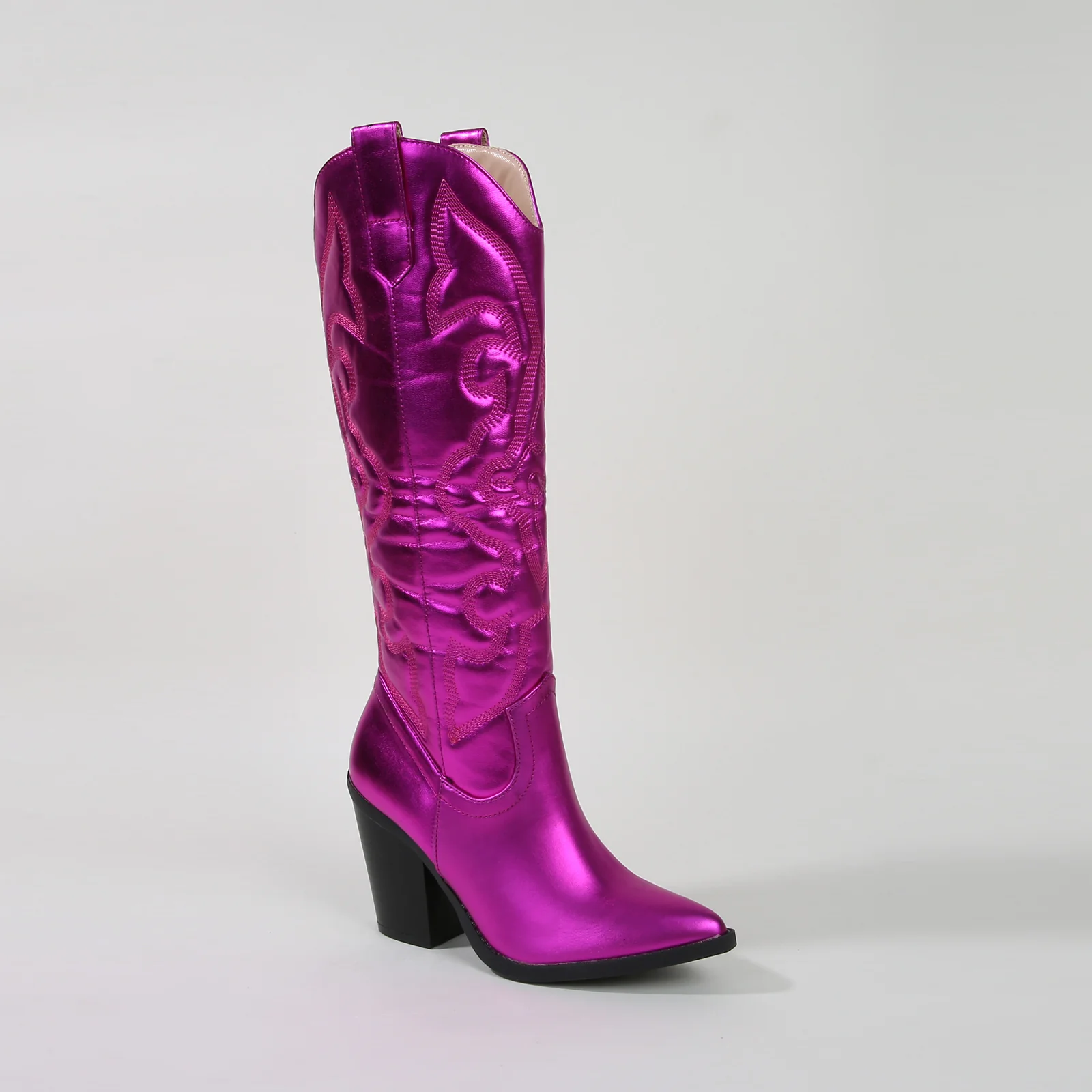 Arizona Faux Leather Cowboy Western Boots - Image 22