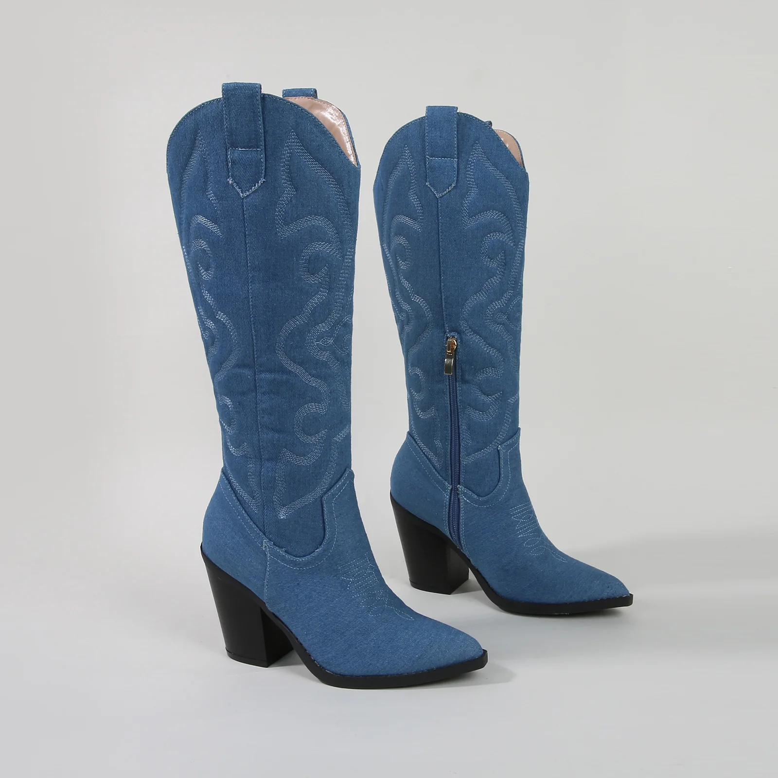 Arizona Faux Leather Cowboy Western Boots - Image 34