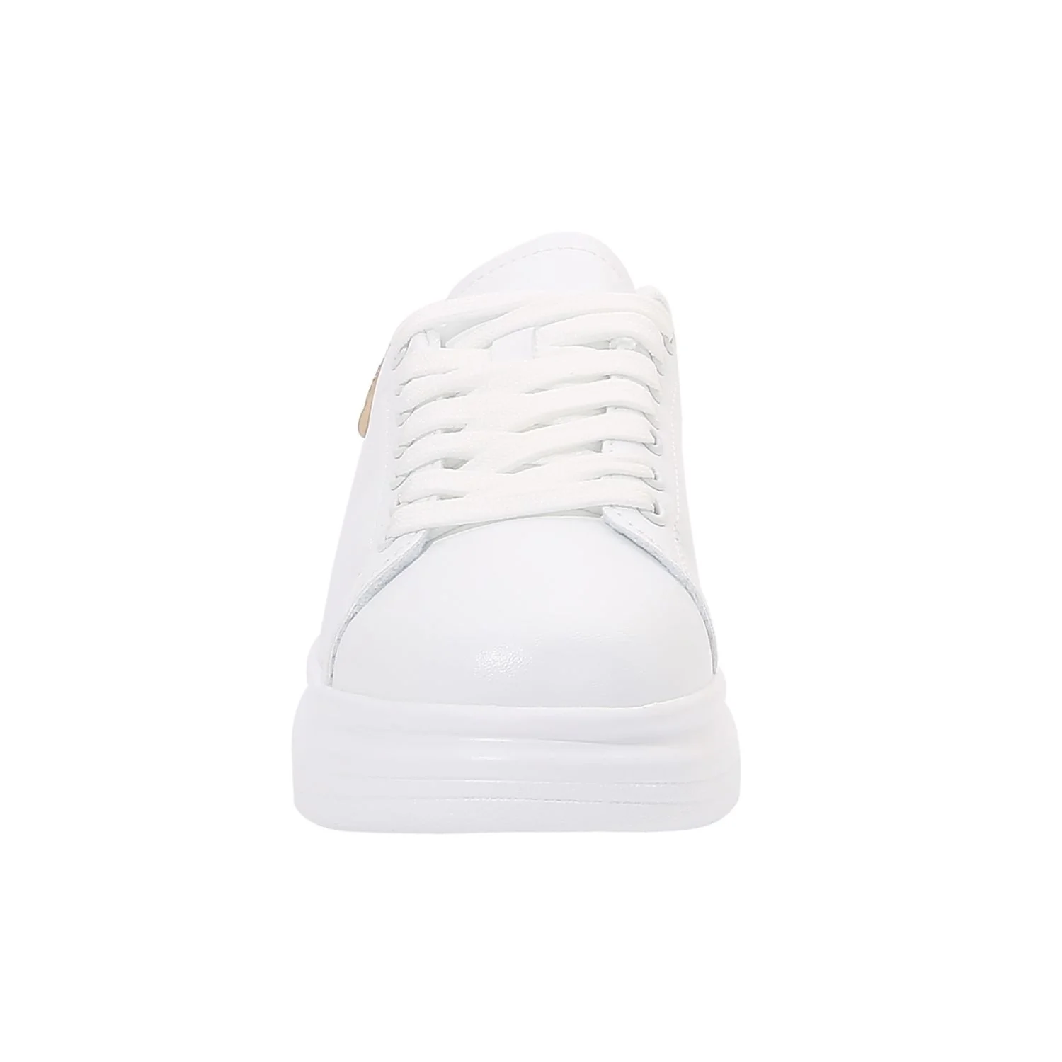 Classic White Sneakers with Glitter Sparkling Twist - Image 5