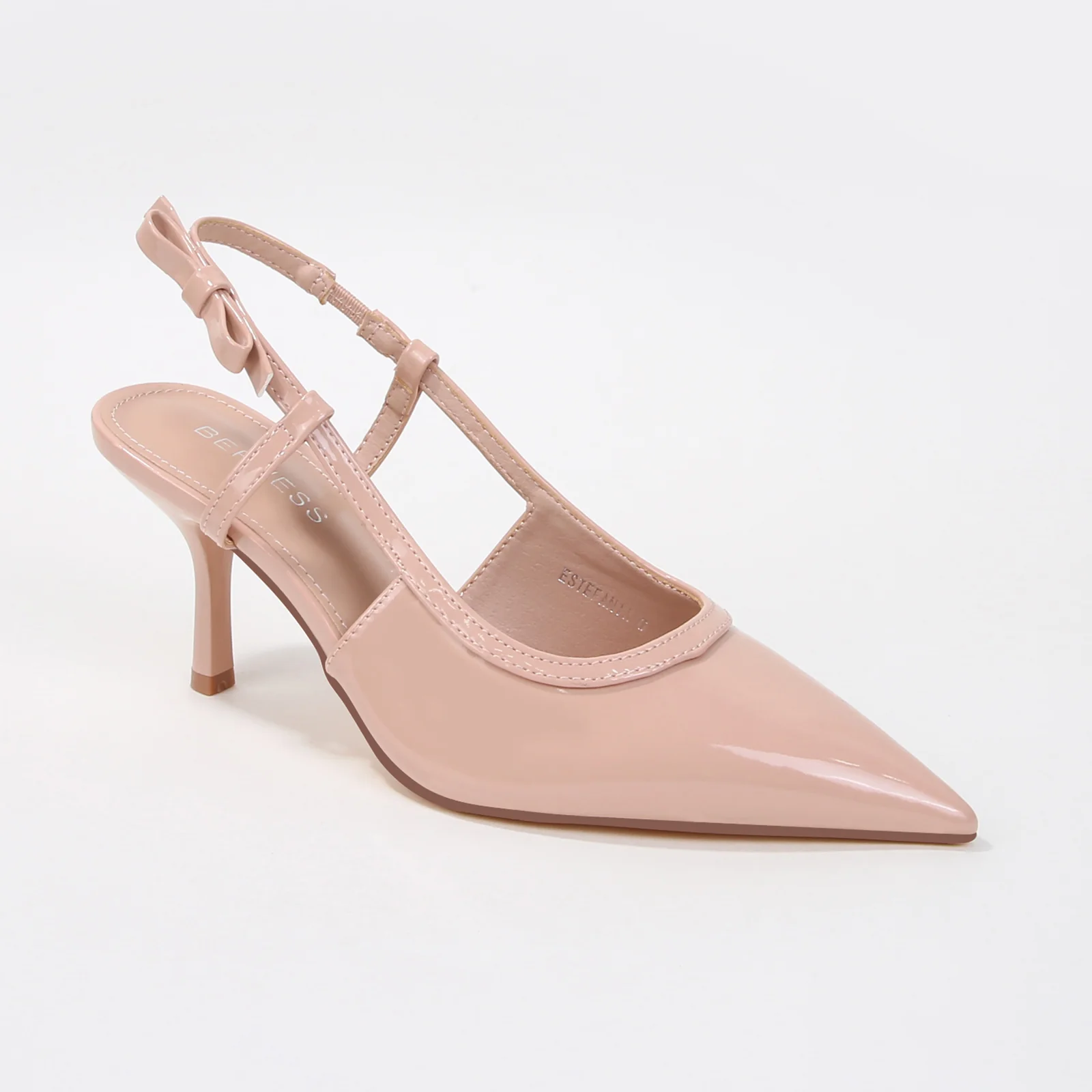 Estefania Slingback Kitten Heels with Bow Accent - Image 13