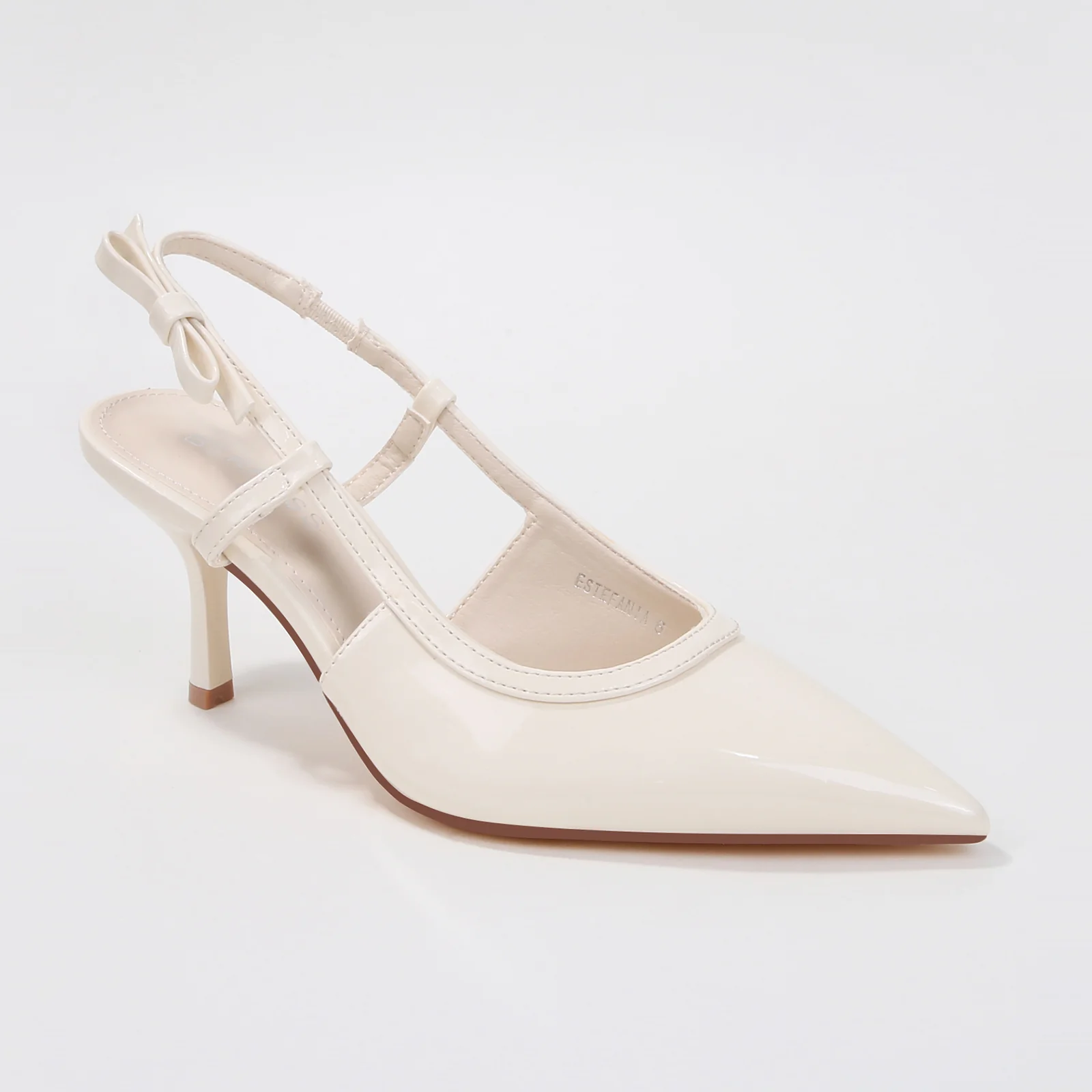 Estefania Slingback Kitten Heels with Bow Accent - Image 17