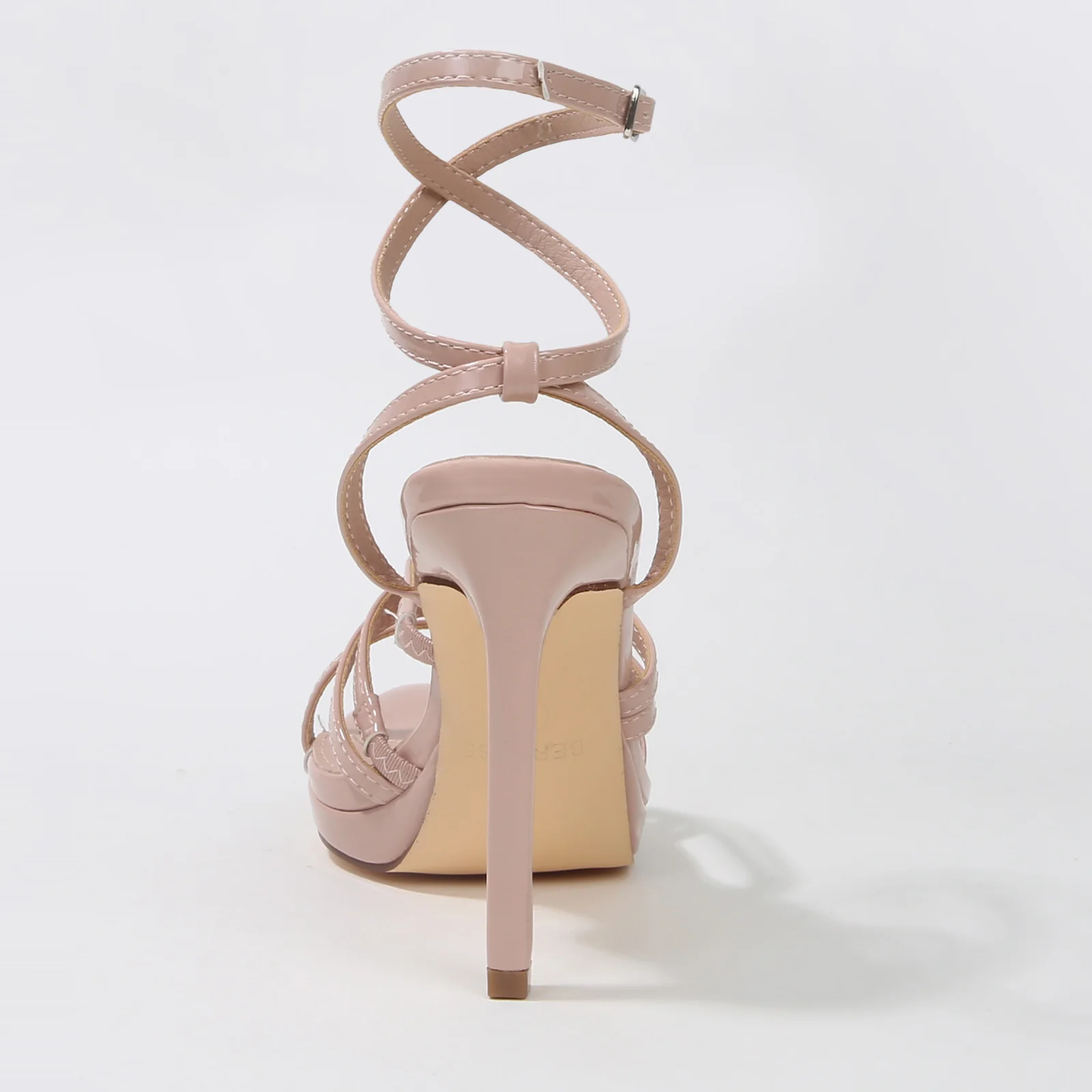 Herlinda Strappy Ankle Wrap Stiletto Heel Sandals - Image 10
