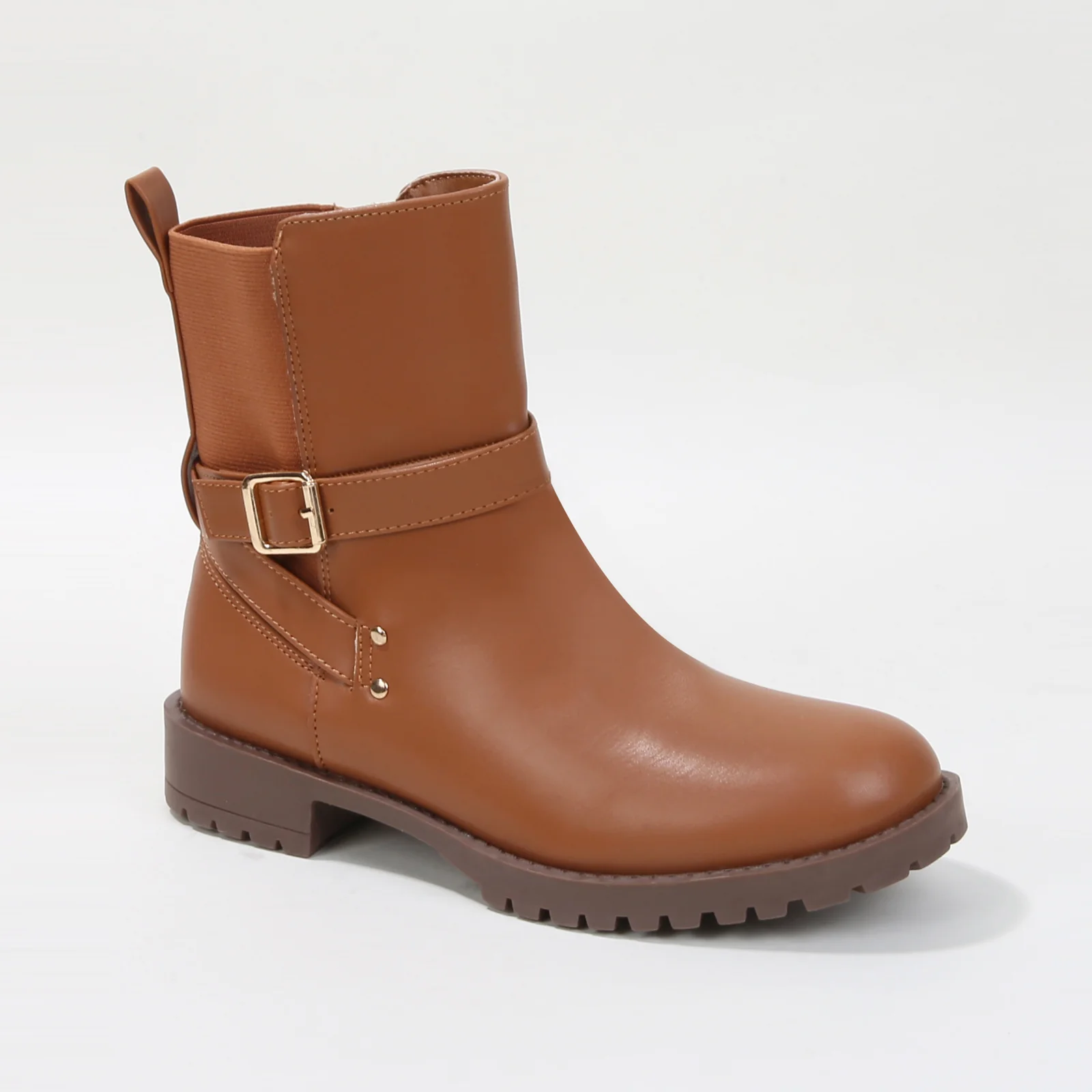 Parvin Moto Buckle Strap Ankle Boots - Image 9